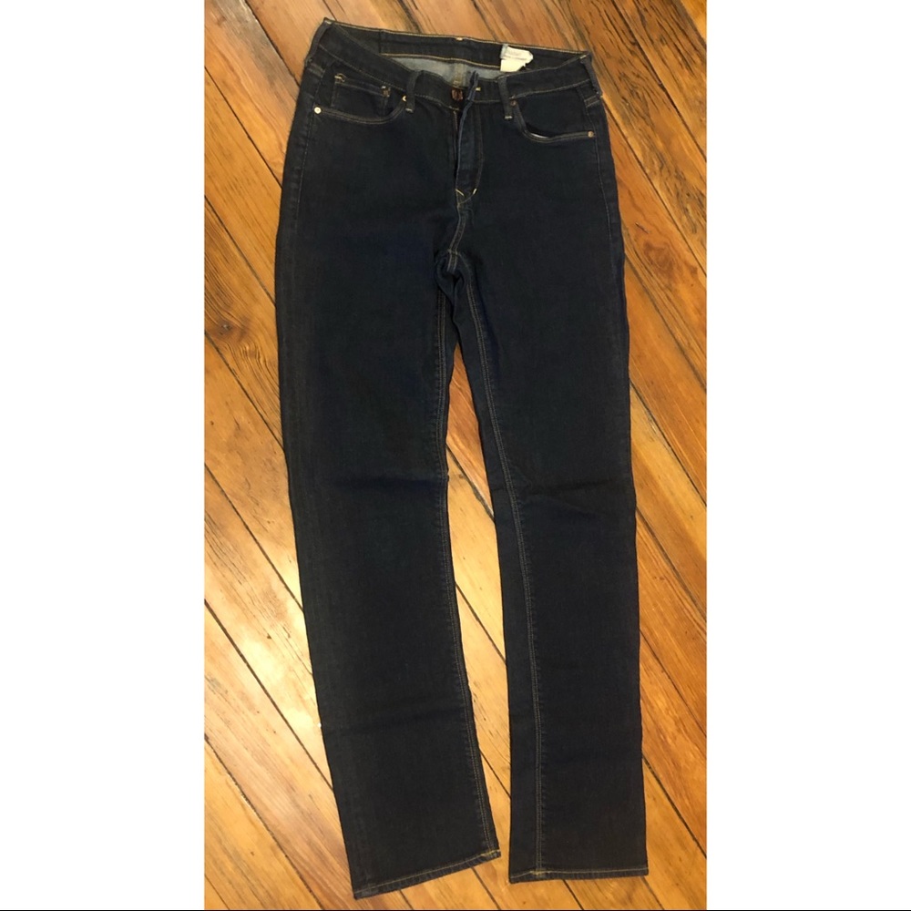 EUC &straight h&m jeans size 27 x 32